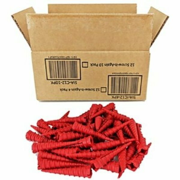 Screw-It-Again WOOD ANCHOR 2 IN RED SIA-50
